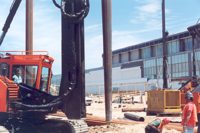 Preparing to set the Tapertube into position 