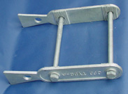 Uplift anchor assembly with teeth