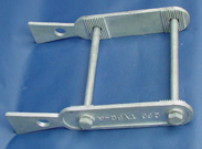 Uplift anchor assembly with teeth